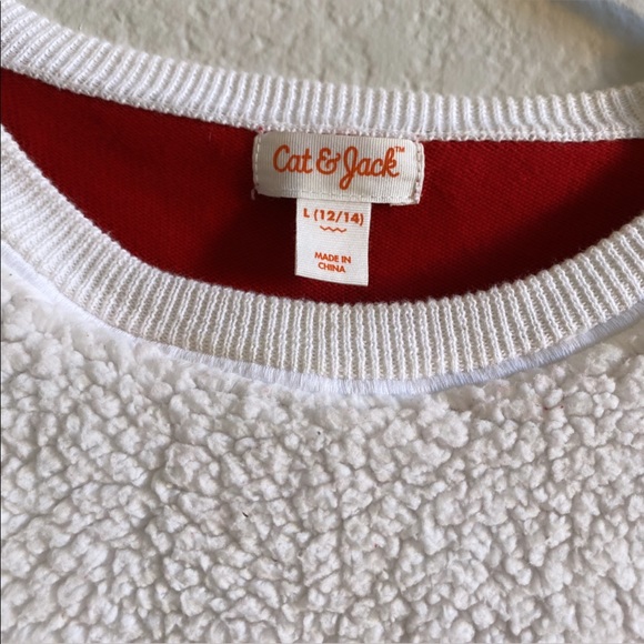 Cat and Jack Christmas Santa Claus Sweater - Picture 4 of 7